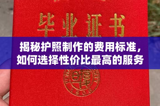 疏勒揭秘护照制作的费用标准，如何选择性价比最高的服务
