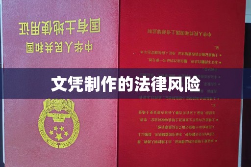 疏勒文凭制作的法律风险