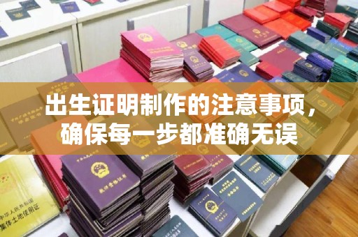 疏勒出生证明制作的注意事项，确保每一步都准确无误