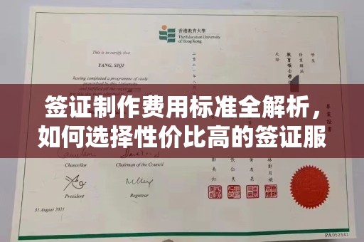 疏勒签证制作费用标准全解析，如何选择性价比高的签证服务？